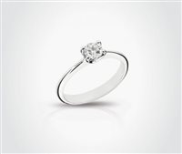 Anello Fanton Gioielli Donna SOLITARI in Oro bianco Diamante 0.17 Ct ANOR-260-52 - ANOR-260-52